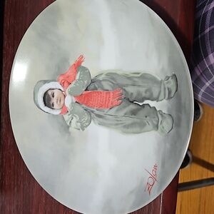 "Winter Angel" Collector's Plate
